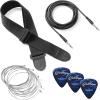 imageAshthorpe 30inch Beginner Electric Guitar Kit with Amplifier Pink Basic Starter Package wGig Bag Strings Strap PicksTeal