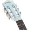 imageAshthorpe 38inch Beginner Acoustic Guitar Package Black Basic Starter Kit wGig Bag Strings Strap Tuner Pitch Pipe PicksLight Blue