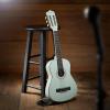 imageAshthorpe 38inch Beginner Acoustic Guitar Package Black Basic Starter Kit wGig Bag Strings Strap Tuner Pitch Pipe PicksMint Green