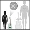 imageAshthorpe 38inch Beginner Acoustic Guitar Package Black Basic Starter Kit wGig Bag Strings Strap Tuner Pitch Pipe PicksMint Green