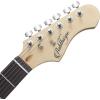 imageAshthorpe 39Inch Electric Guitar Light BlueSilver FullSize Guitar Kit with Padded Gig Bag Tremolo Bar Strap Strings Cable Cloth PicksLight BlueSilver