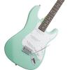imageAshthorpe 39Inch Electric Guitar Light BlueSilver FullSize Guitar Kit with Padded Gig Bag Tremolo Bar Strap Strings Cable Cloth PicksMint GreenWhite