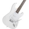 imageAshthorpe 39Inch Electric Guitar Light BlueSilver FullSize Guitar Kit with Padded Gig Bag Tremolo Bar Strap Strings Cable Cloth PicksWhiteWhite