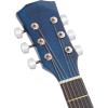 imageAshthorpe 41inch Beginner Cutaway Acoustic Guitar Package Black Full Size Basic Starter Kit wGig Bag Strings Strap Tuner PicksDark Blue