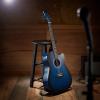 imageAshthorpe 41inch Beginner Cutaway Acoustic Guitar Package Black Full Size Basic Starter Kit wGig Bag Strings Strap Tuner PicksDark Blue