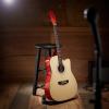 imageAshthorpe 41inch Beginner Cutaway Acoustic Guitar Package Black Full Size Basic Starter Kit wGig Bag Strings Strap Tuner PicksNatural