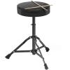imageAshthorpe 5Piece Complete Full Size Adult Drum Set with Remo Batter Heads  BlackSilver