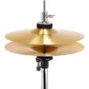 imageAshthorpe 5Piece Complete Junior Drum Set with Genuine Brass Cymbals  Advanced Beginner Kit with 16quot Bass Adjustable Throne Cymbals HiHats Pedals ampamp Drumsticks  BlackPink