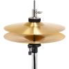 imageAshthorpe 5Piece Complete Junior Drum Set with Genuine Brass Cymbals  Advanced Beginner Kit with 16quot Bass Adjustable Throne Cymbals HiHats Pedals ampamp Drumsticks  BlackBlack