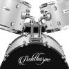 imageAshthorpe 5Piece Full Size Adult Drum Set with Remo Heads ampamp Premium Brass Cymbals  Complete Professional Percussion Kit with Chrome Hardware  SilverSilver