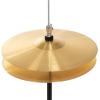 imageAshthorpe 5Piece Full Size Adult Drum Set with Remo Heads ampamp Premium Brass Cymbals  Complete Professional Percussion Kit with Chrome Hardware  SilverRed