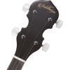imageAshthorpe 5String Banjo  Full Size with 24 Brackets Closed Back Mahogany Resonator Geared 5th Tuner Padded Gig Bag5String  Left Handed