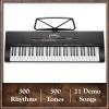 imageAshthorpe 61Key Digital Electronic Keyboard Piano Beginner Kit with Stand Bench Headphones Mic and Keynote Stickers