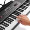 imageAshthorpe 61Key Digital Electronic Keyboard Piano Beginner Kit with Stand Bench Headphones Mic and Keynote Stickers