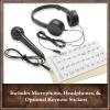 imageAshthorpe 61Key Digital Electronic Keyboard Piano Portable Beginner Kit with Headphones Mic and Keynote Stickers