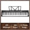 imageAshthorpe 61Key Digital Electronic Keyboard Piano for Beginners Includes Headphones Mic and Keynote Stickers