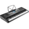 imageAshthorpe 61Key Digital Electronic Keyboard Piano with Light Up Keys Beginner Kit Includes Stand Stool Headphones Mic and Keynote Stickers