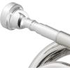 imageAshthorpe Bb Brass Pocket Trumpet with Nickel Plated Finish  Includes Case Mouthpiece Gloves Cleaning Cloth Valve OilNickel