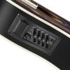 imageAshthorpe FullSize Cutaway Thinline AcousticElectric Guitar Package  Premium Tonewoods  BlackBlack