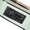 imageAshthorpe FullSize Cutaway Thinline AcousticElectric Guitar Package  Premium Tonewoods  BlackMint Green