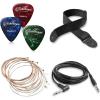imageAshthorpe FullSize Cutaway Thinline AcousticElectric Guitar Package  Premium Tonewoods  BlackRed