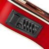 imageAshthorpe FullSize Cutaway Thinline AcousticElectric Guitar Package  Premium Tonewoods  BlackRed