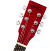 imageAshthorpe FullSize Cutaway Thinline AcousticElectric Guitar Package  Premium Tonewoods  BlackRed