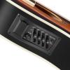 imageAshthorpe FullSize Cutaway Thinline AcousticElectric Guitar Package  Premium Tonewoods  BlackSunburst