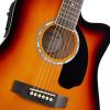 imageAshthorpe FullSize Cutaway Thinline AcousticElectric Guitar Package  Premium Tonewoods  BlackSunburst