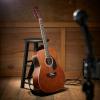 imageAshthorpe FullSize Dreadnought AcousticElectric Guitar Bundle  Premium Tonewoods  BlackBrown
