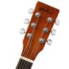 imageAshthorpe FullSize Dreadnought AcousticElectric Guitar Bundle  Premium Tonewoods  BlackBrown