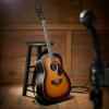 imageAshthorpe FullSize Dreadnought AcousticElectric Guitar Bundle  Premium Tonewoods  BlackSunburst