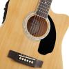 imageAshthorpe FullSize Dreadnought Cutaway Acoustic Electric Guitar Package with 10 Watt Amp  SunburstNatural