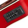 imageAshthorpe FullSize LeftHanded Dreadnought Cutaway AcousticElectric Guitar Bundle  Premium Tonewoods  BlackRed