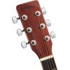 imageAshthorpe Left Handed FullSize Dreadnought Cutaway Acoustic Electric Guitar Package with 10 Watt Amp  BlackBrown