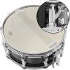 imageAshthorpe Snare Drum Set with Remo Head Black  Student Beginner Kit with Stand Padded Gig Bag Practice Pad Neck Strap and SticksBlack