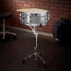 imageAshthorpe Snare Drum Set with Remo Head Black  Student Beginner Kit with Stand Padded Gig Bag Practice Pad Neck Strap and SticksSilver