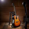 imageAshthorpe 41inch Beginner Cutaway Acoustic Guitar Package Sunburst Full Size Basic Starter Kit wGig Bag Strings Strap Tuner Picks