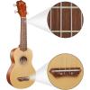 imageAshthorpe Soprano Ukulele for Beginners  Black 21inch 4 String Uke Starter Bundle Kit for Kids with Gig Bag Cloth and PicksTwoTone Natural