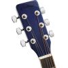 imageAshthorpe FullSize LeftHanded Cutaway Thinline AcousticElectric Guitar Package  Premium Tonewoods  BlueBlue