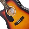 imageAshthorpe FullSize LeftHanded Cutaway Thinline AcousticElectric Guitar Package  Premium Tonewoods  BlueSunburst